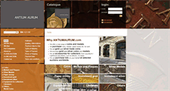 Desktop Screenshot of antiumaurum.com