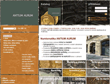 Tablet Screenshot of antiumaurum.cz